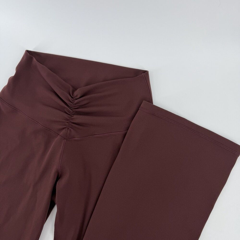 Offline by Aerie Real Me High Rise Flare Leggings Women Medium Brown Stretch